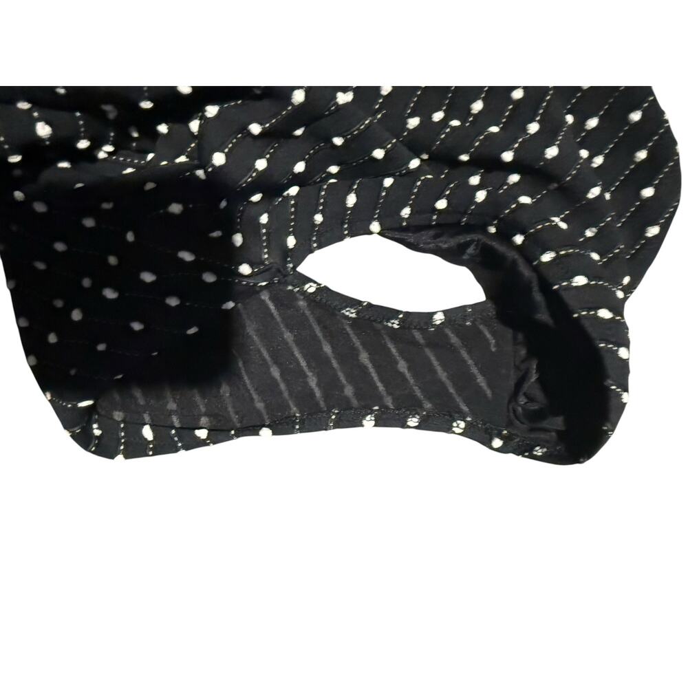 Gottex Vintage Black Pearl Dot Strapless One Piece Swimsuit Sz 12 - Picture 5 of 7
